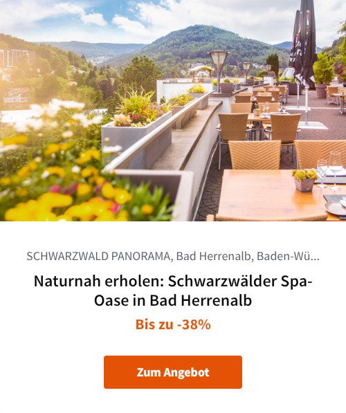 Naturnah erholen: Schwarzwälder Spa-Oase in Bad Herrenalb