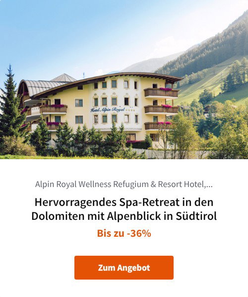 Hervorragendes Spa-Retreat in den Dolomiten mit Alpenblick in Südtirol