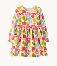 Halloween Long Sleeve Playground Dress with Pockets