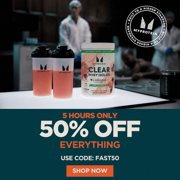50% off everything