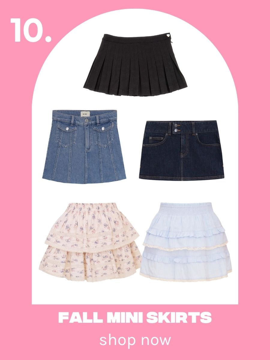 Fall Mini Skirts