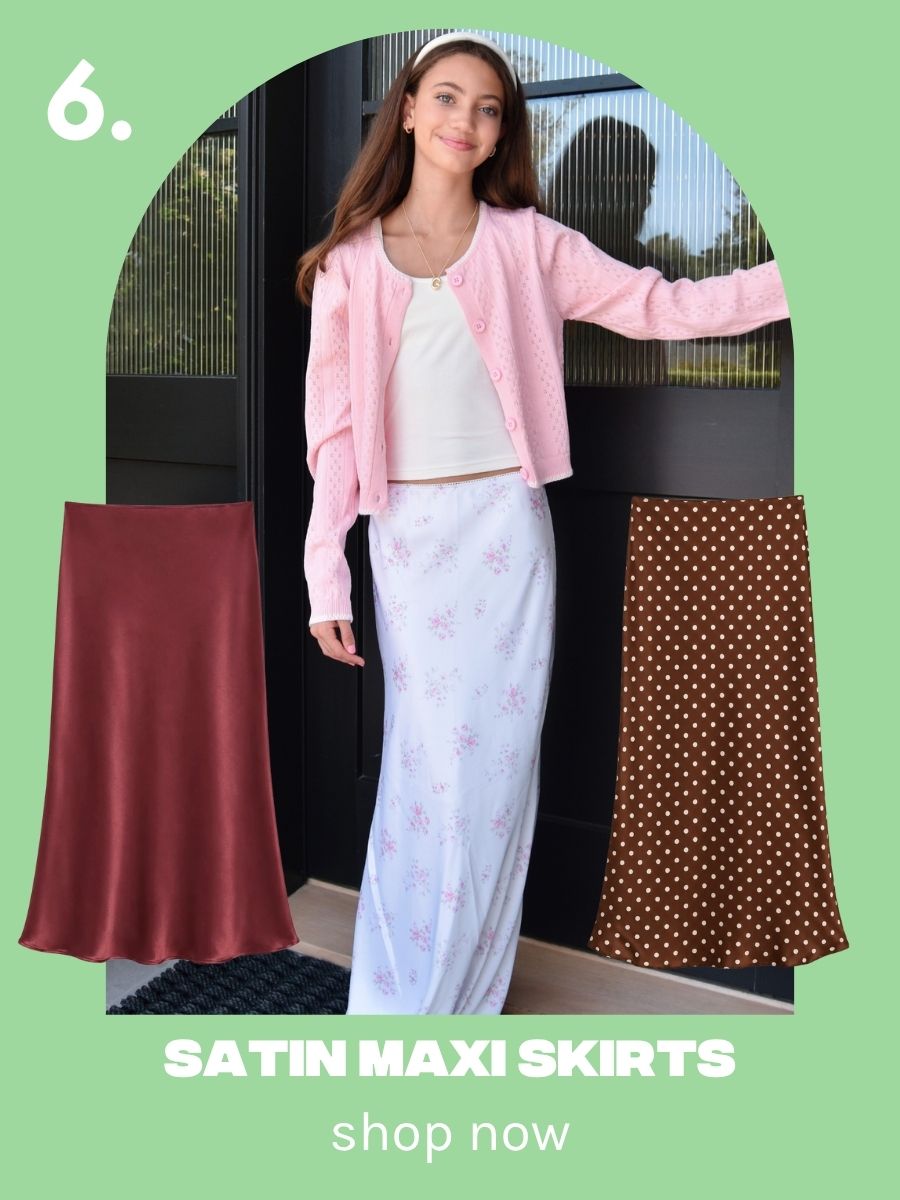 Satin Maxi Skirts
