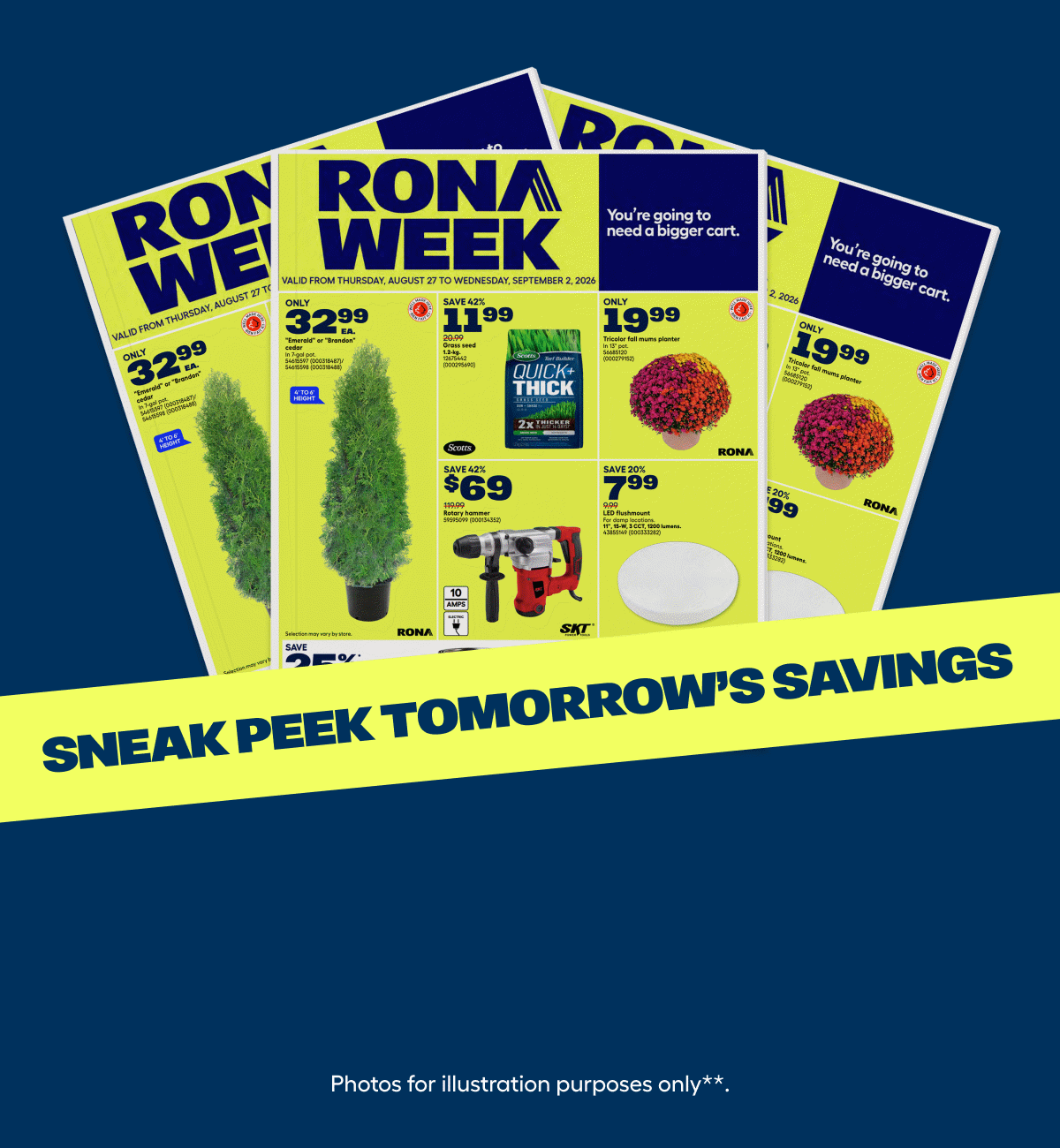 RONA WEEK: SAVINGS AROUND EVERY CORNER!