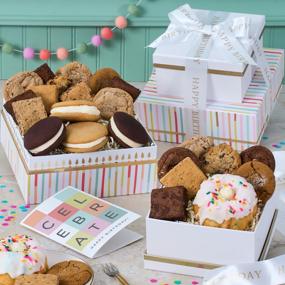 Happy Birthday Bakery Gift Tower - Large
