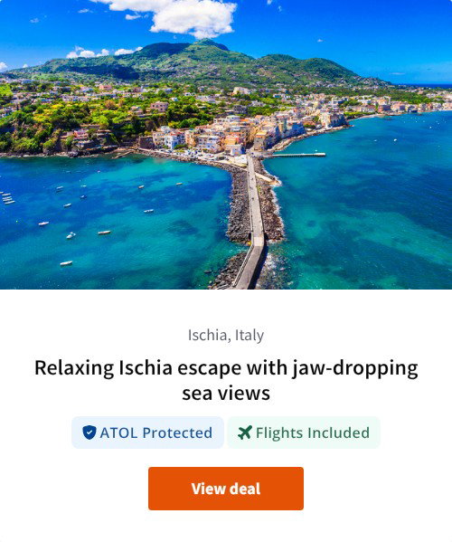 Relaxing Ischia escape with jaw-dropping sea views