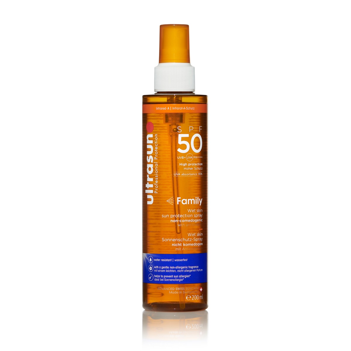 Image of Family Wet Skin Spray SPF50 200ml