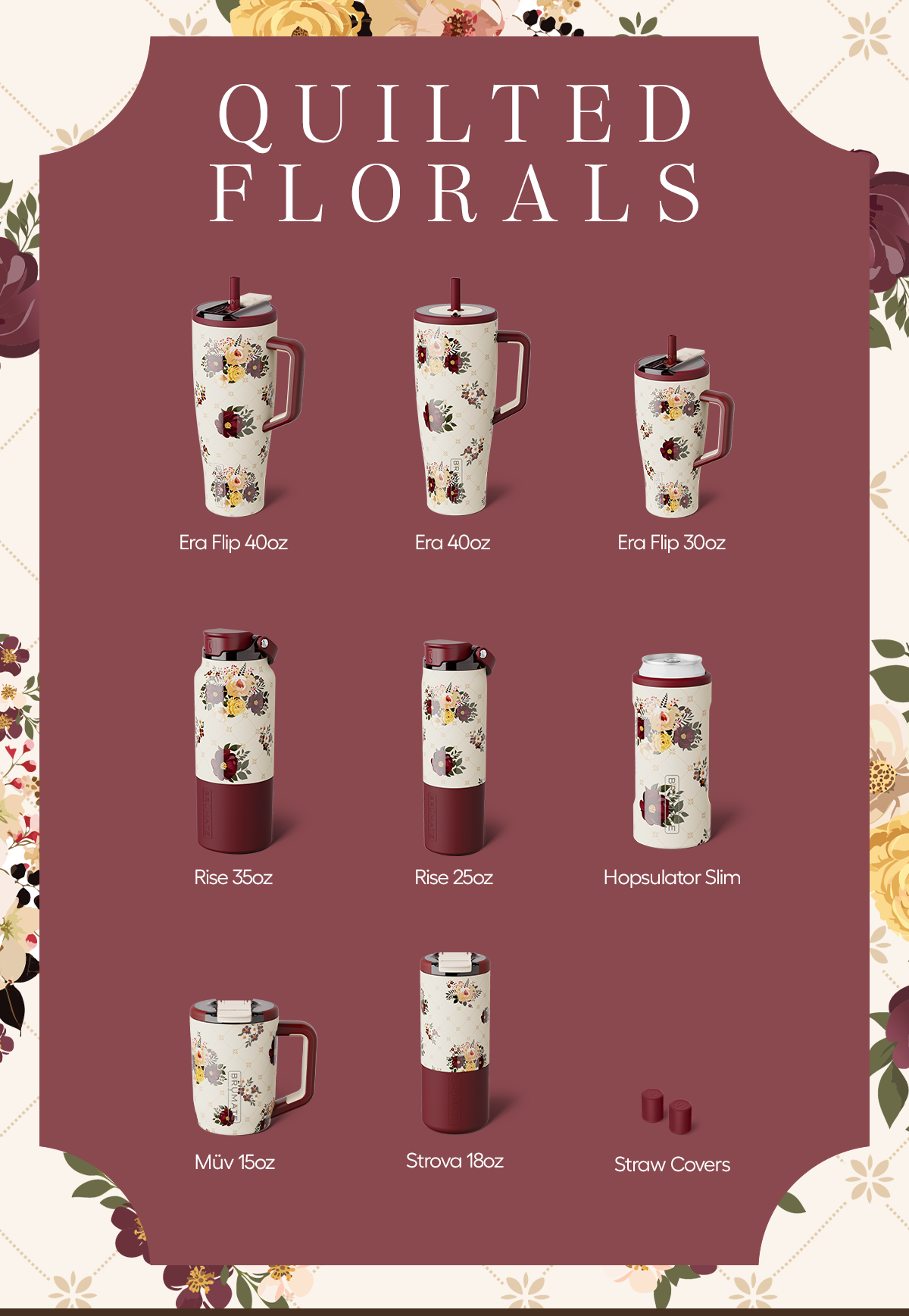 Plan Your Buy for Quilted Florals. Sign up for Early Access
