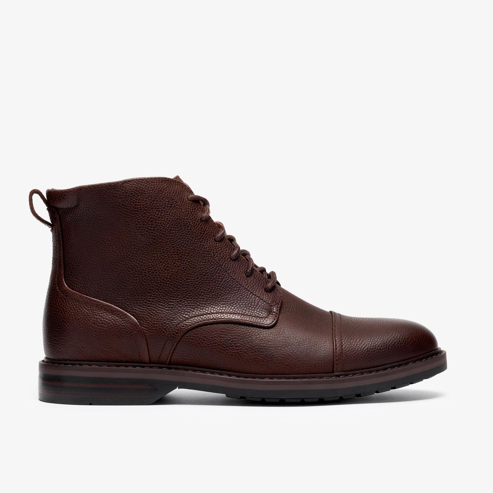 Shop Aldwin 2 Cap Brown Leather