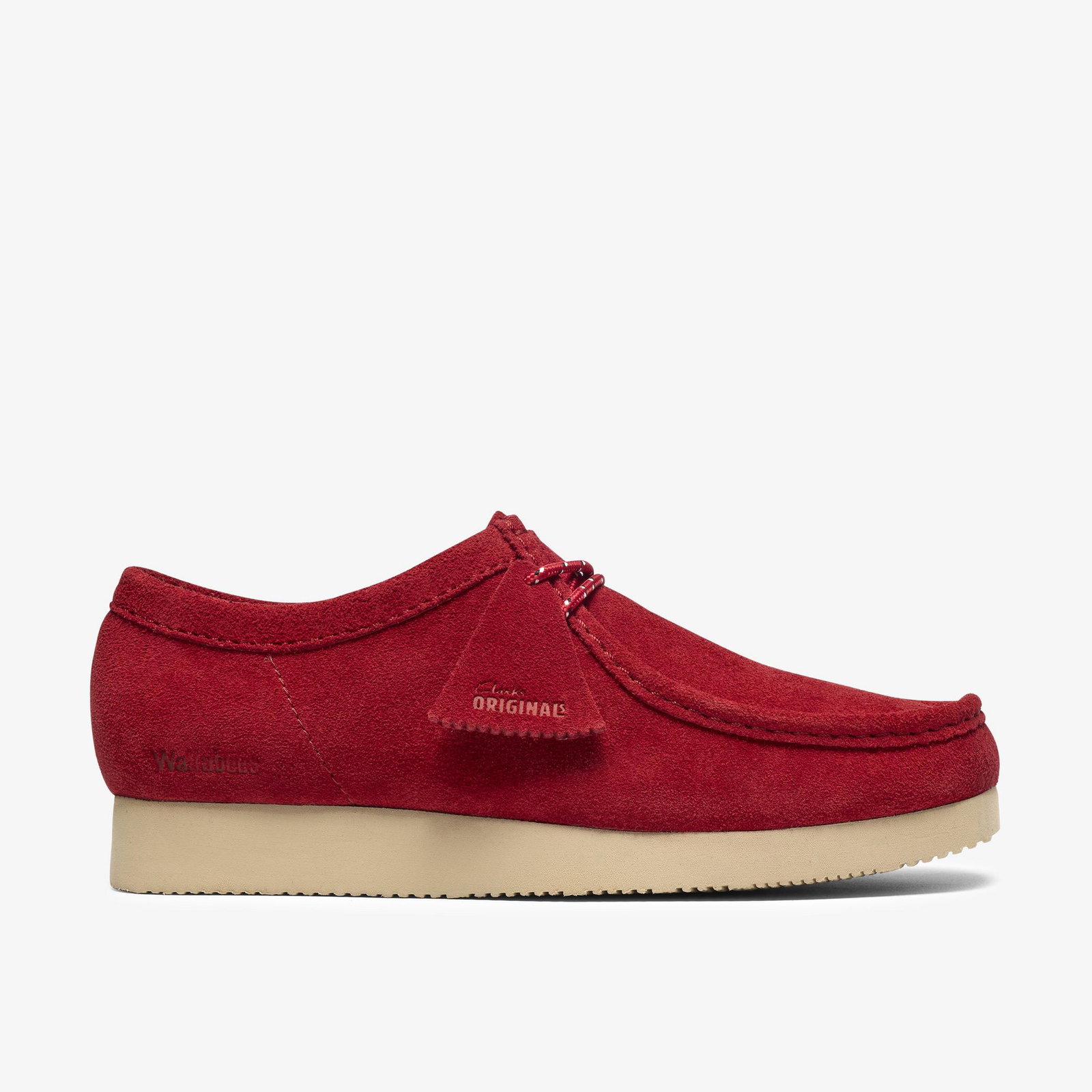 Shop Wallabee Lite Red Suede