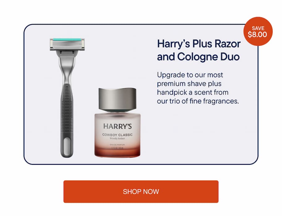 Harry's Plus Razor and Cologne Duo