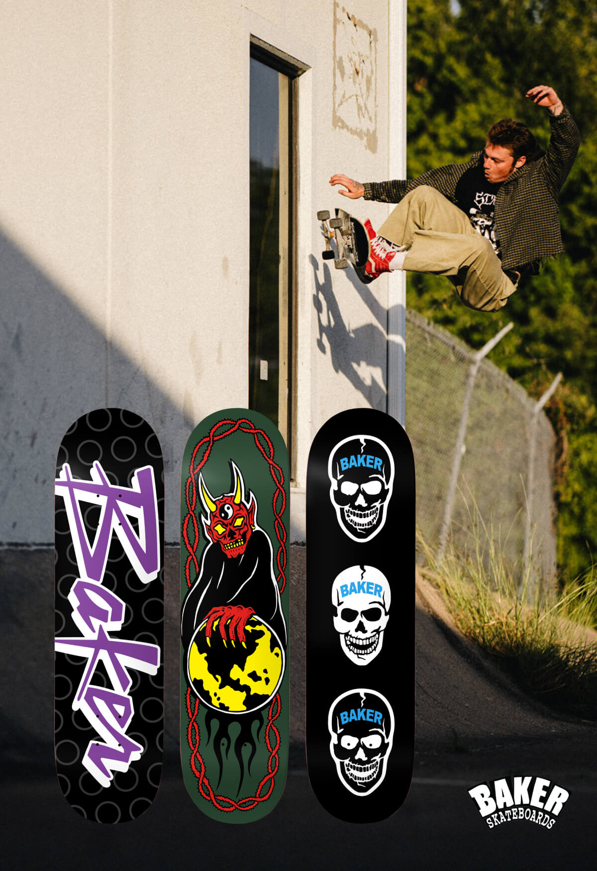 Shop Baker Skateboards for skate decks and skate completes