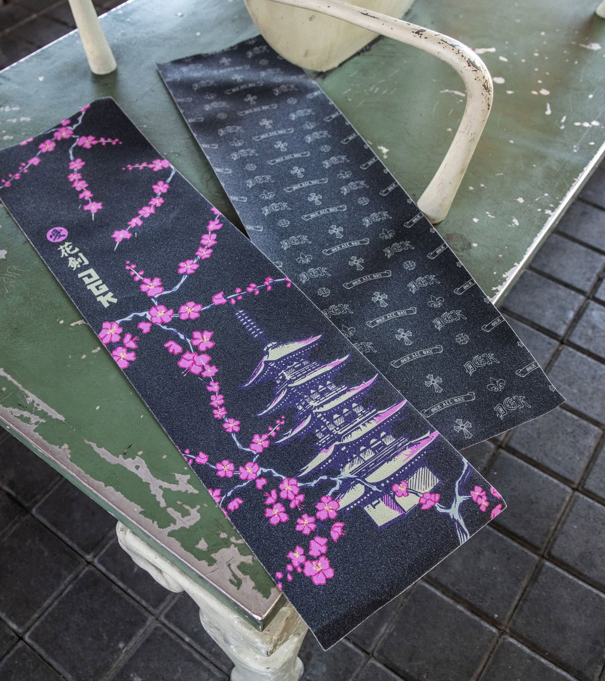 Get new grip tape, featuring graphic grip tape from DGK.
