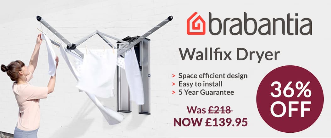 Shop Brabantia Wallfix Dryer With Storage Box