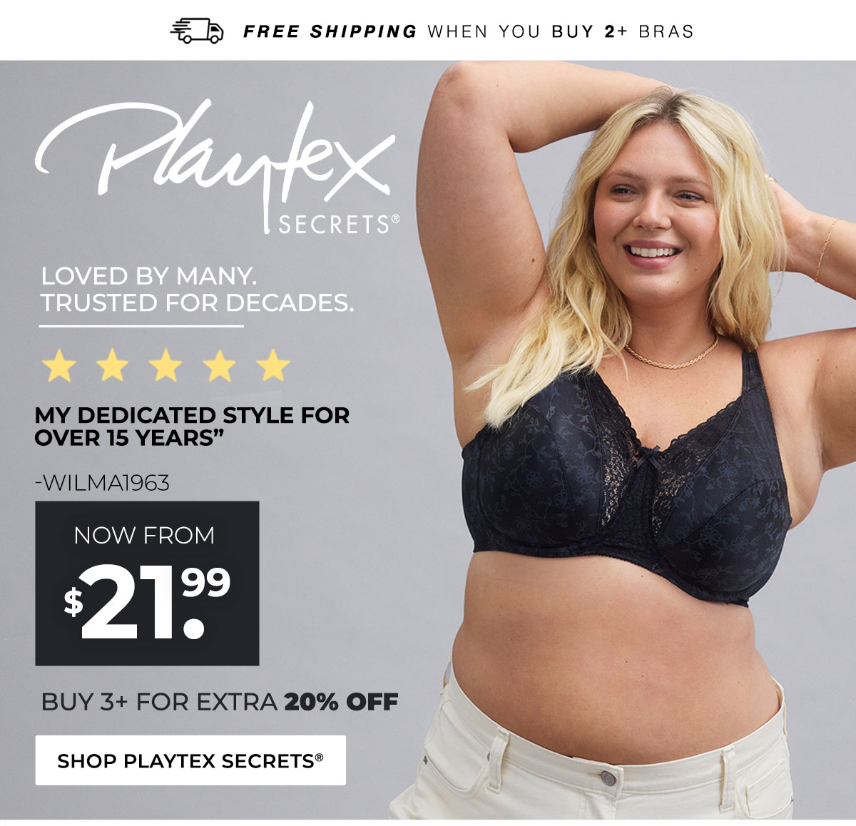 Shop Playtex Secrets