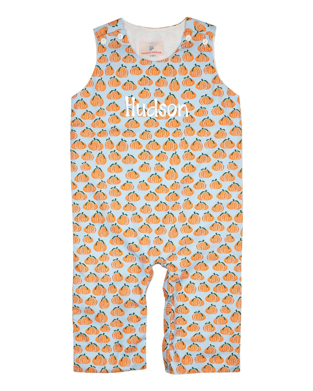 Image of Pumpkin Spice Print Blue Longall