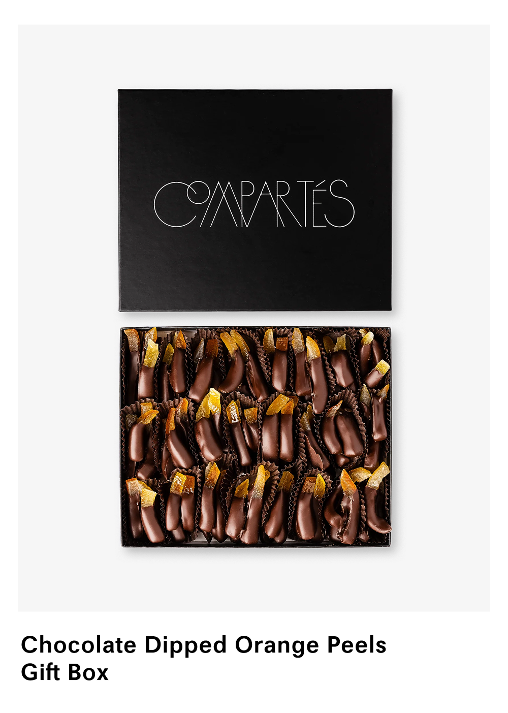 Chocolate Dipped Orange Peels Gift Box