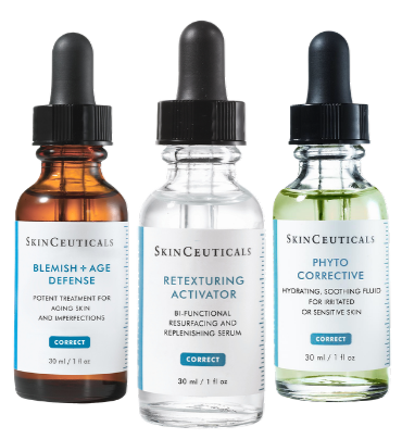 Sérum BLEMISH + AGE DEFENSE | Sérum RETEXTURING ACTIVATOR | Sérum PHYTO CORRECTIVE
