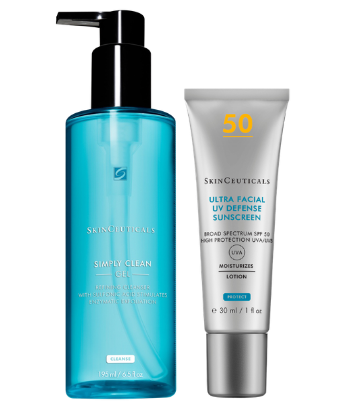 Soin nettoyant Simply Clean et soin protecteur Ultra Facial UV Defense