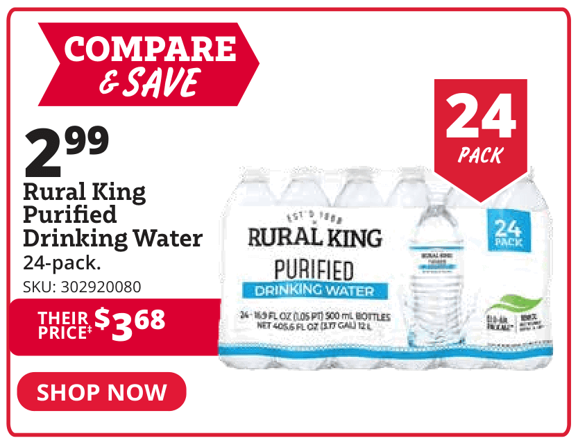 bottled water