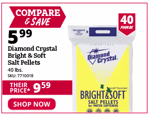 diamond crystal salt pellets