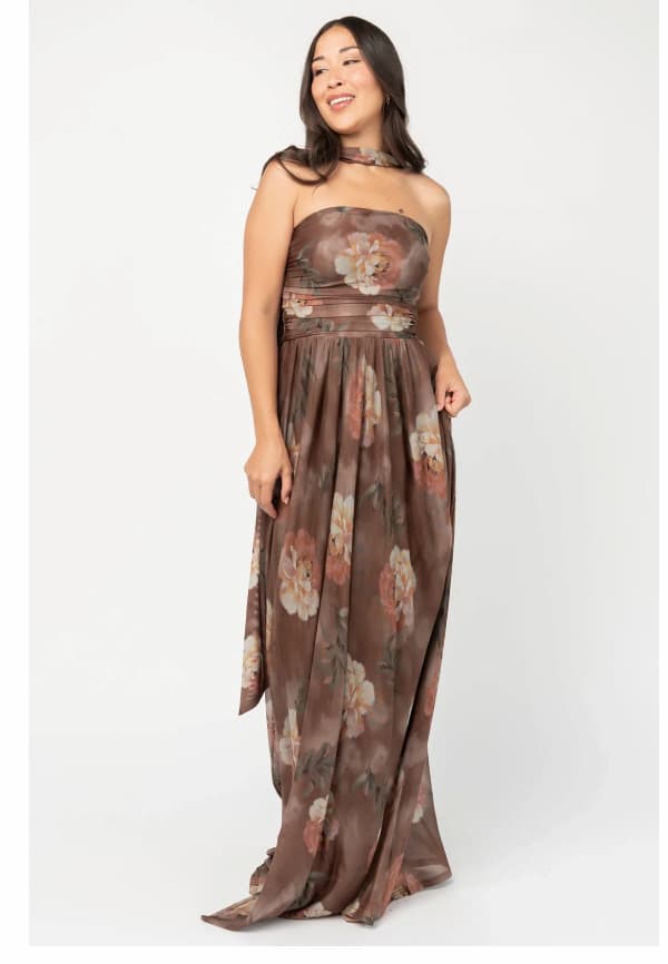 Elias Strapless Maxi Dress