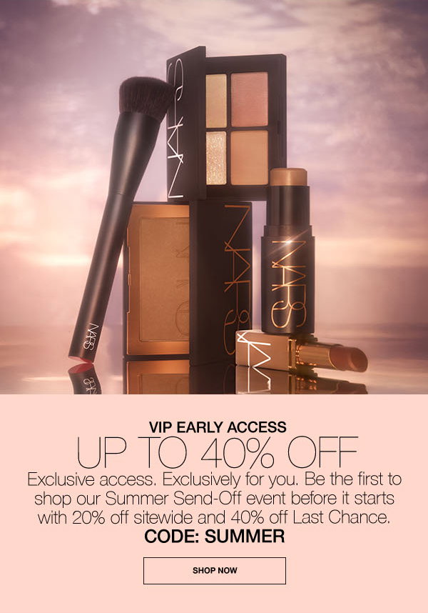 Be the first to shop our Summer Send-Off event before it starts with 20% off sitewide and 40% off Last Chance. CODE: SUMMER