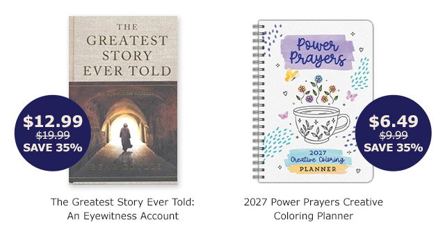 The Greatest Story Ever Told | 2027 Power Prayers Creative Coloring Planner