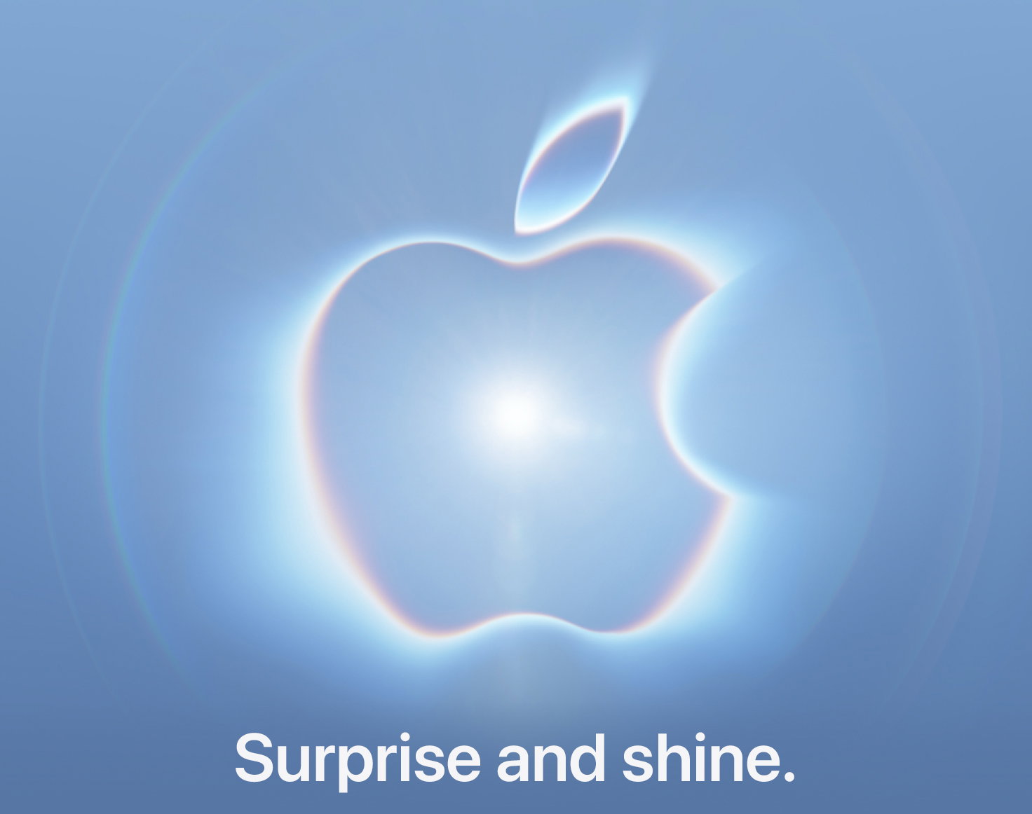 Surprise and shine.