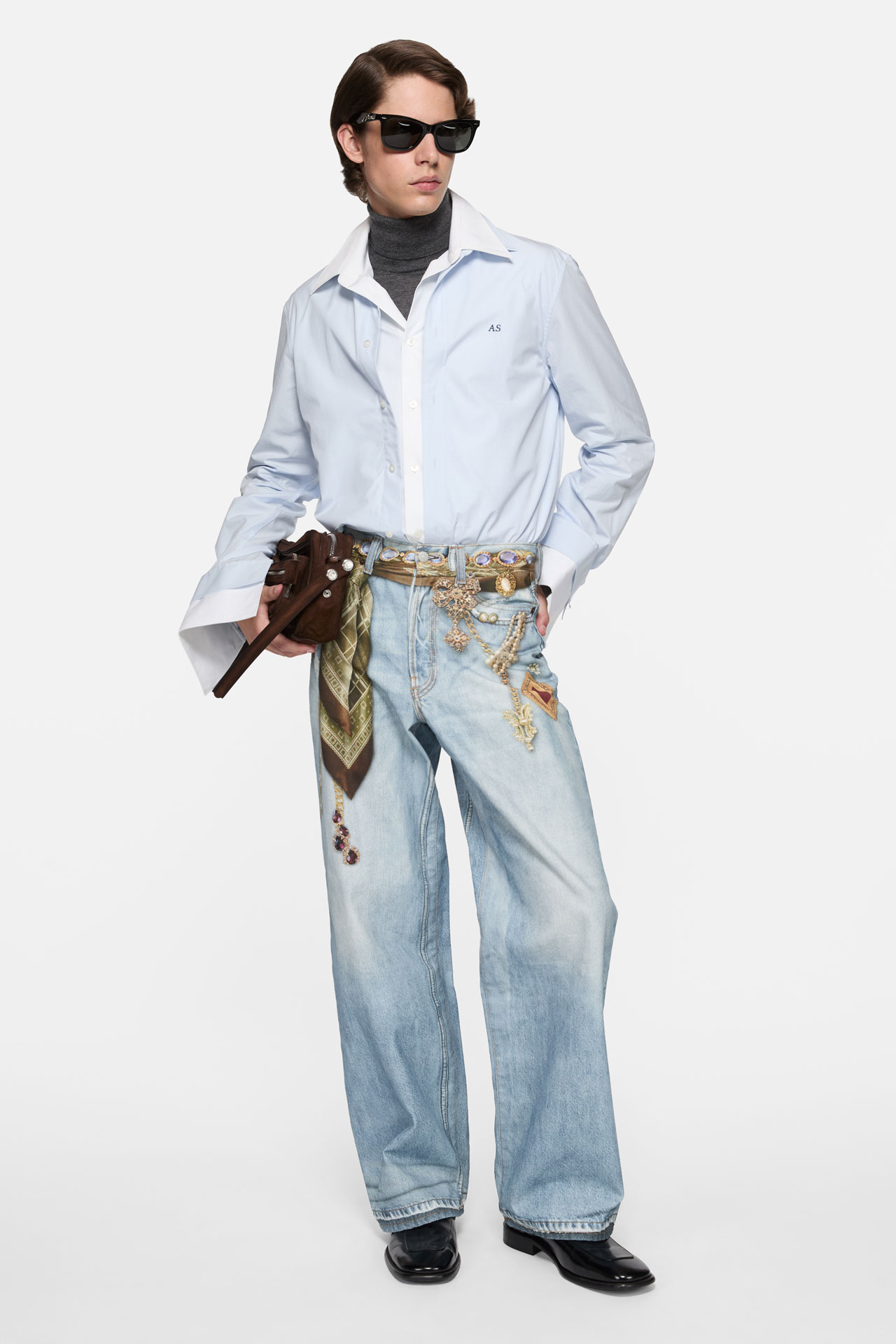 Jewelled Illusion On Denim