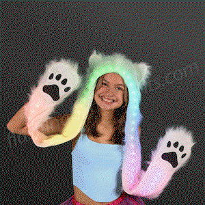 Light Up Animal Hood