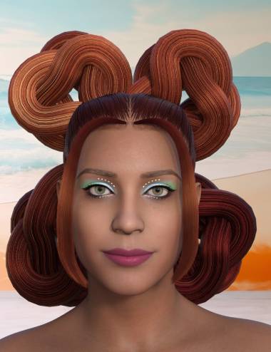 TIN Lila Summer Hair for Genesis 9