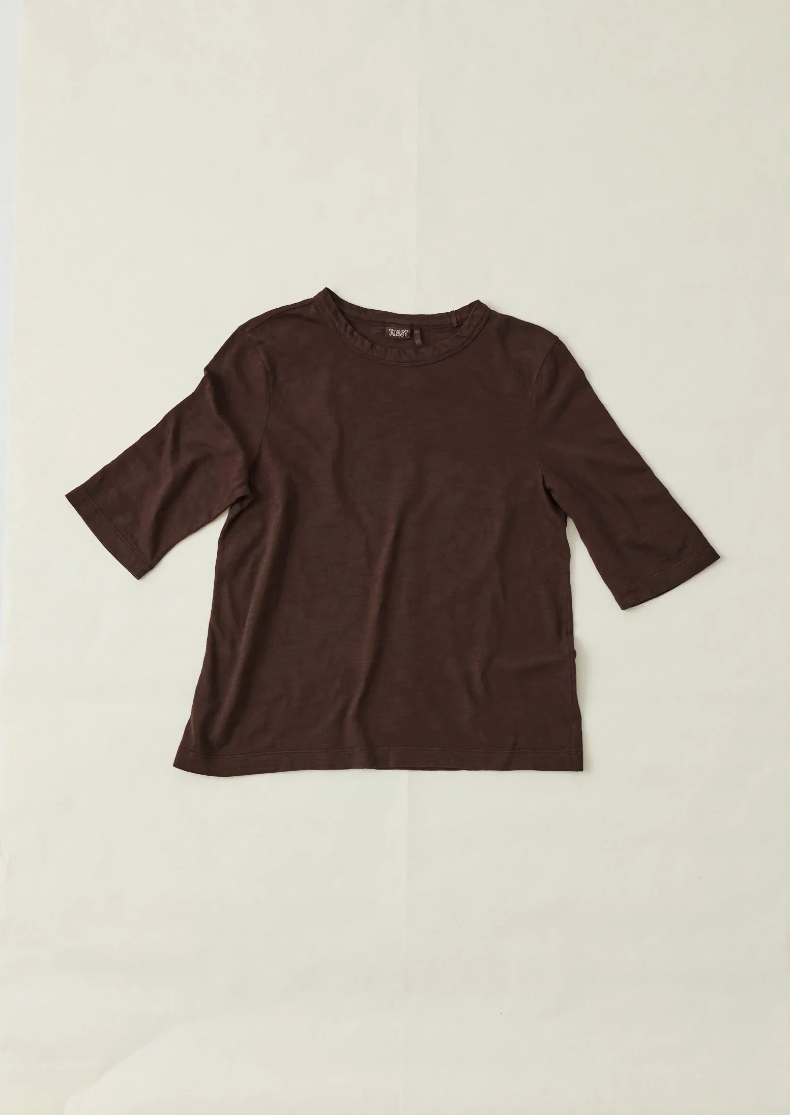 Image of Cleo Garment Dyed Cotton Tee | Rich Earth