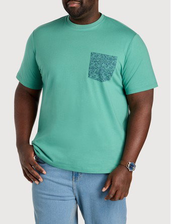 Moisture-Wicking Printed Pocket T-Shirt