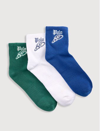 3-pk Classic 1/4-Top Socks
