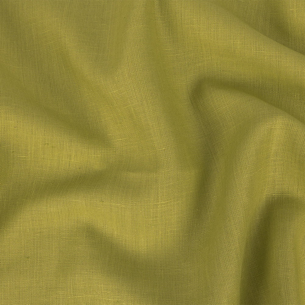 Image of Medium Weight Linen Woven - Lime - Grasmere Collection