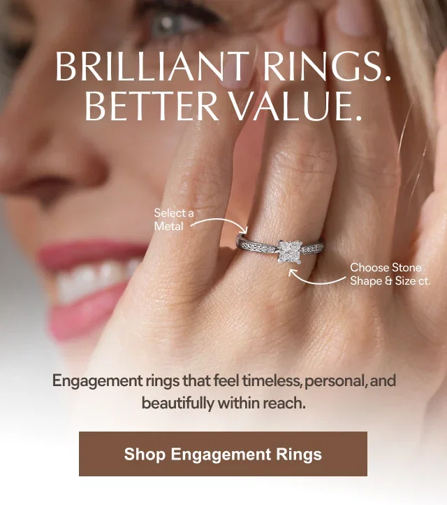 Brilliant Rings. Better Value.