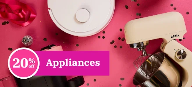 20% off appliances