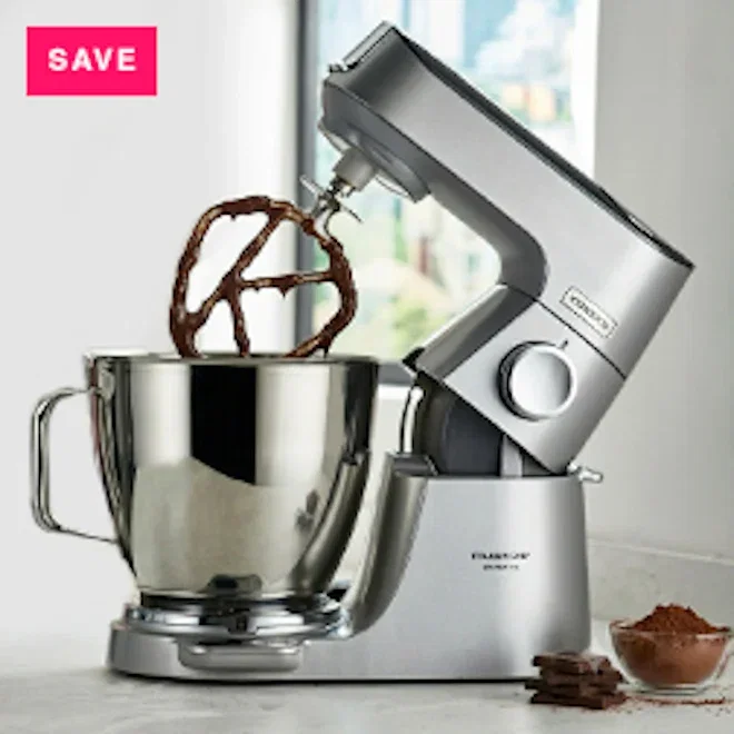 Kenwood Titanium Chef Baker Stand Mixer Super Pack, KVL85.594SI