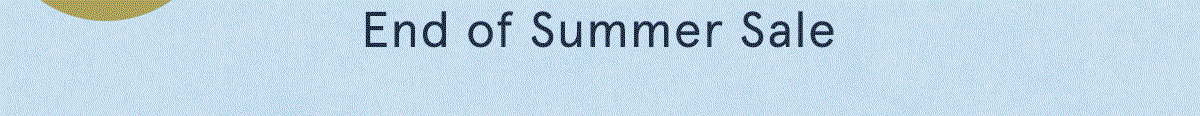 end of summer sale