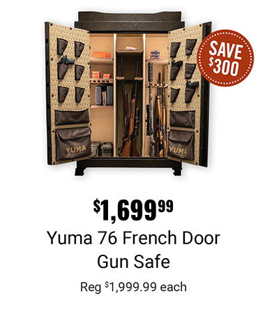 $1,699.99 Yuma 76 French Door Gun Safe