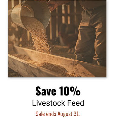 Save 10% Livestock Feed