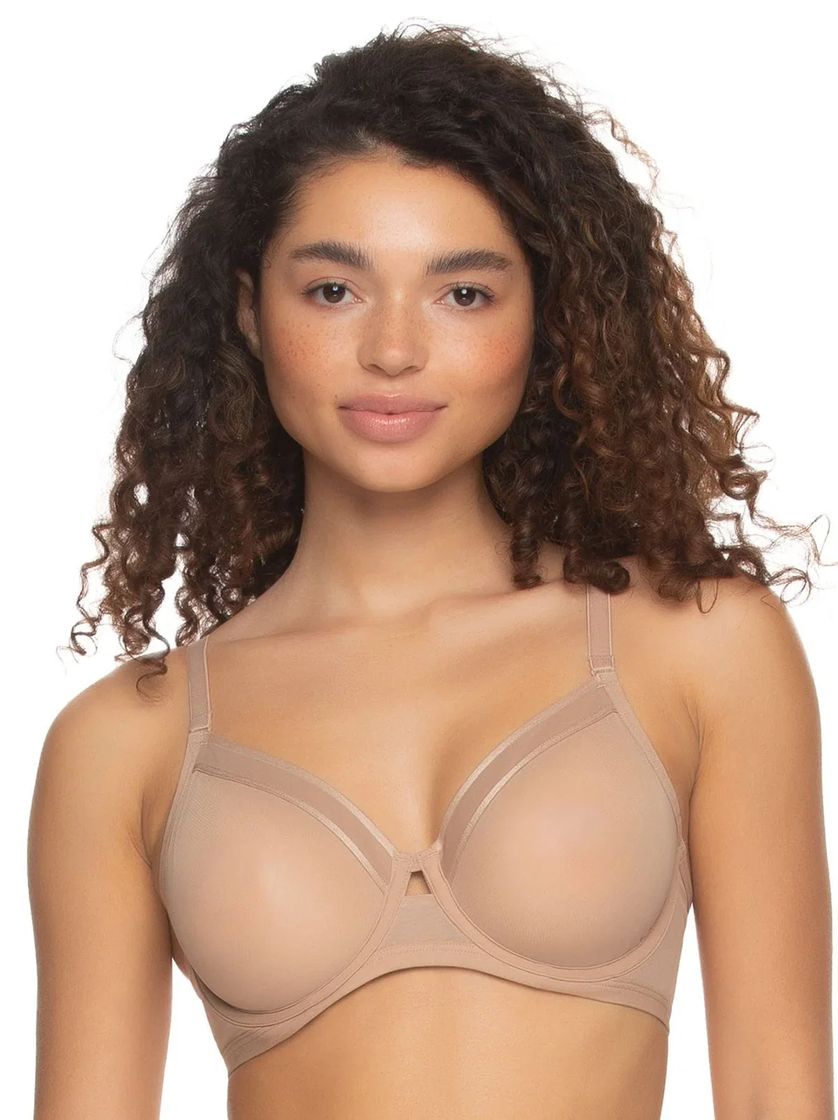 Image of Ethereal Sheer Mesh Unlined Underwire Bra