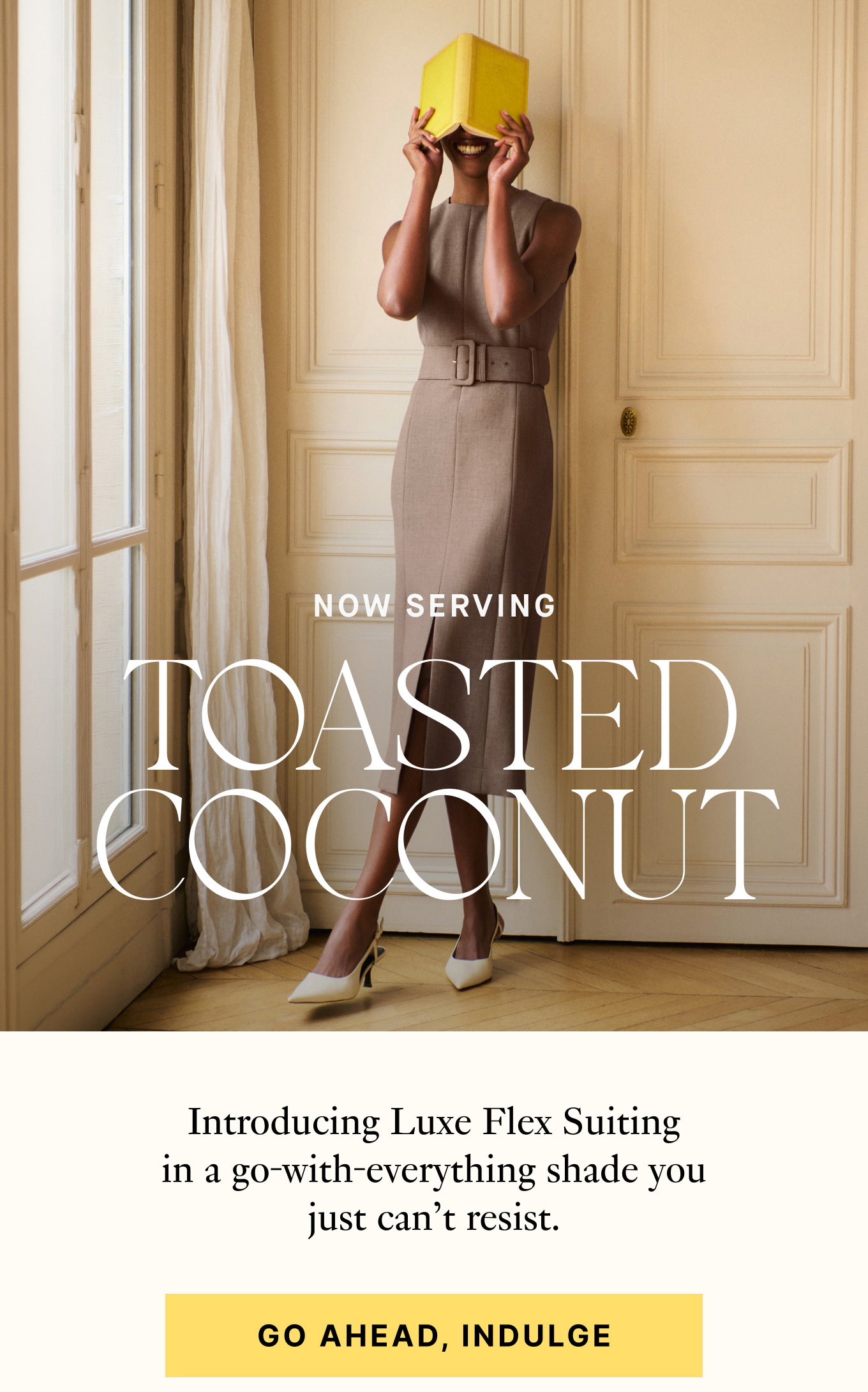 Now serving toasted coconut