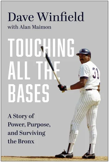 Signing with Dave Winfield for TOUCHING ALL THE BASES!