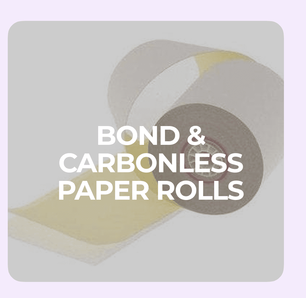Bond & Carbonless Paper Rolls