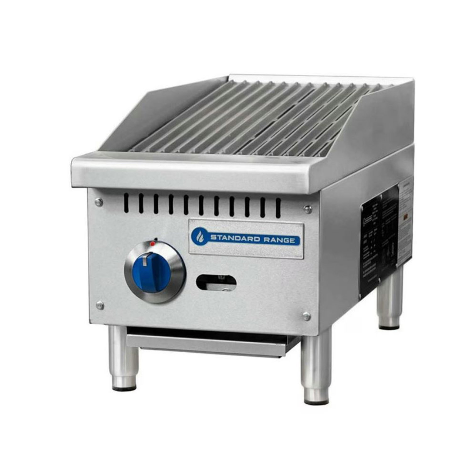 Standard Range SR-CB12-M 12" Gas Countertop Radiant Charbroiler