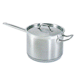 Image of Stainless Steel Sauce Pan with Cover, 7.6 Quart