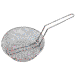 Image of Stainless Steel Medium Mesh Culinary Basket, 8" Diameter