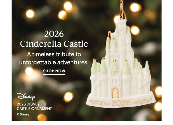 2026 Cinderella Castle  A timeless tribute to unforgettable adventures.  SHOP NOW