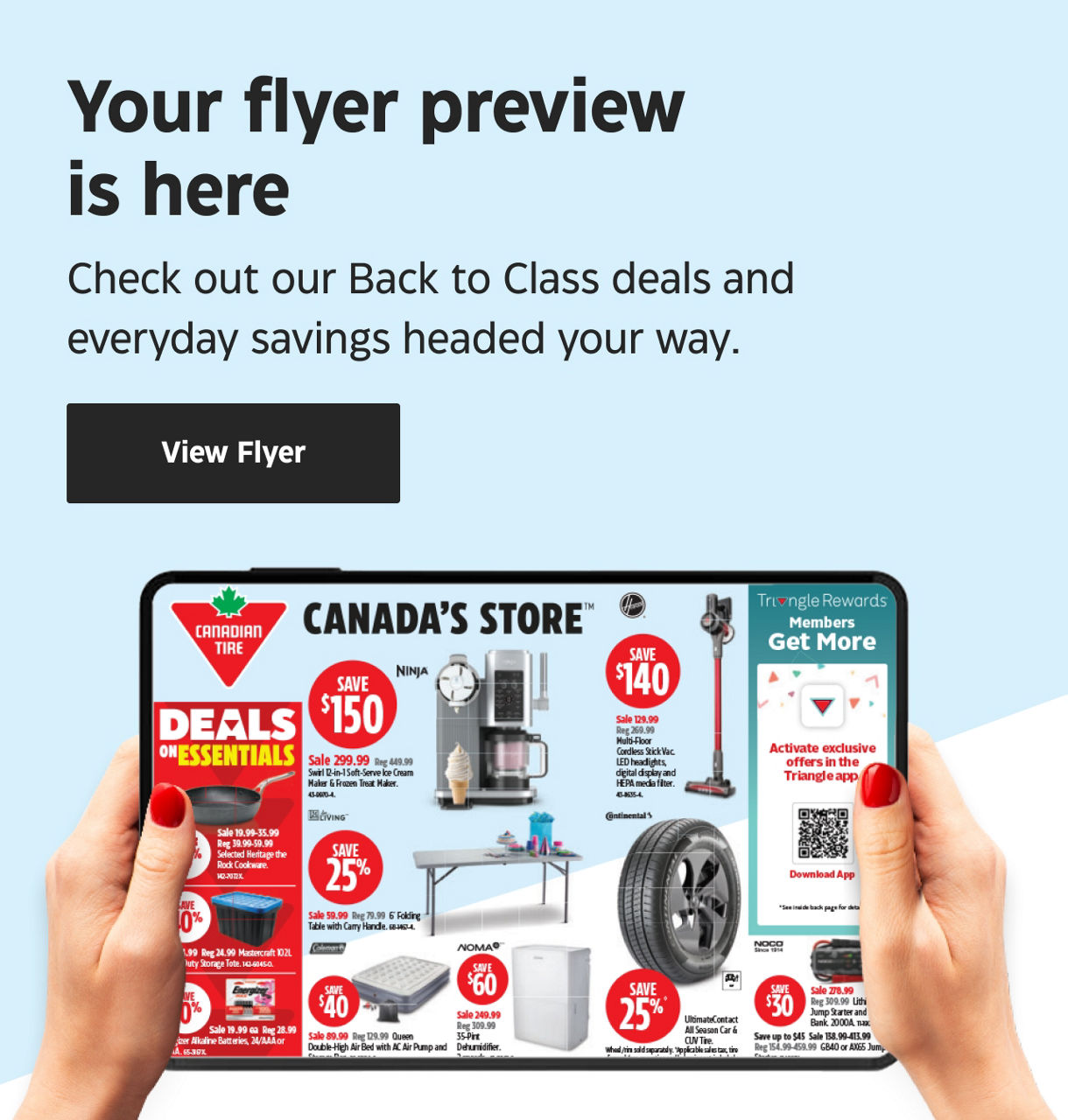 Your flyer preview is here. Check out our Back to Class deals and everyday savings headed your way. View Flyer.